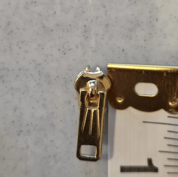 Vintage Zipper Pull Earrings - Picture 5 of 5